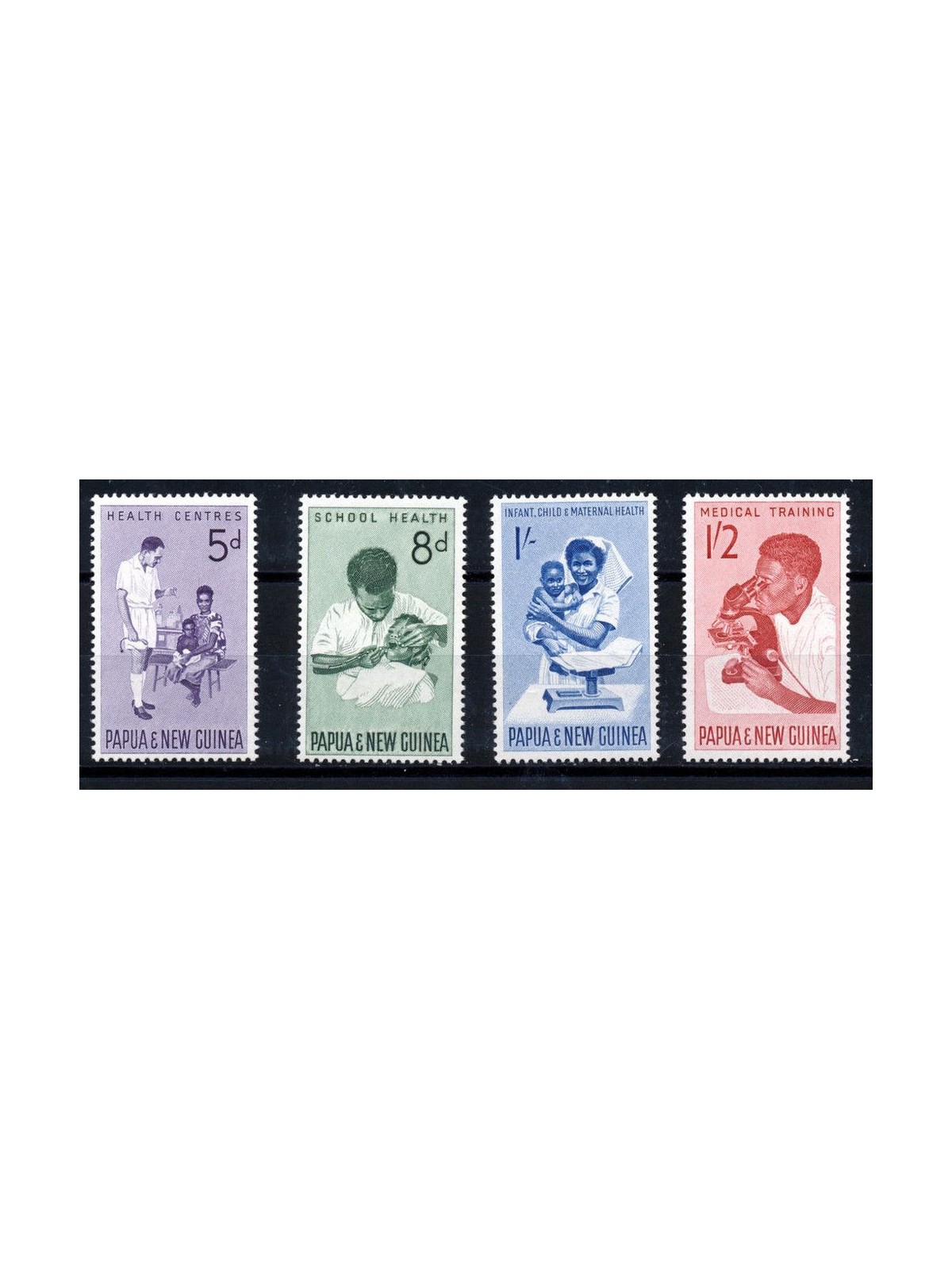 PAPUA NUOVA GUINEA 1964 Propaganda per l'Infanzia 4v MNH**