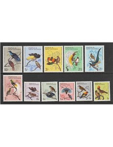 PAPUA NUOVA GUINEA 1964 Serie ordinaria, uccelli - Birds 11v MNH**