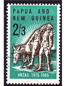 PAPUA NUOVA GUINEA 1965 Anzac 1v MNH**