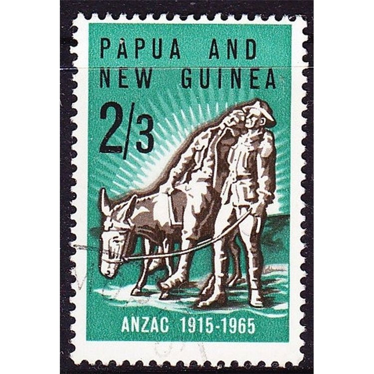 PAPUA NEW GUINEA 1965 Anzac 1v MNH**