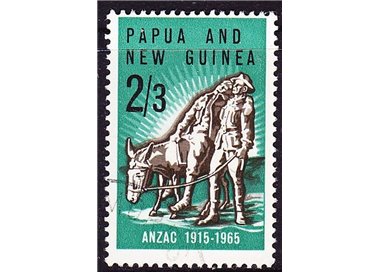 PAPUA NEW GUINEA 1965 Anzac 1v MNH**