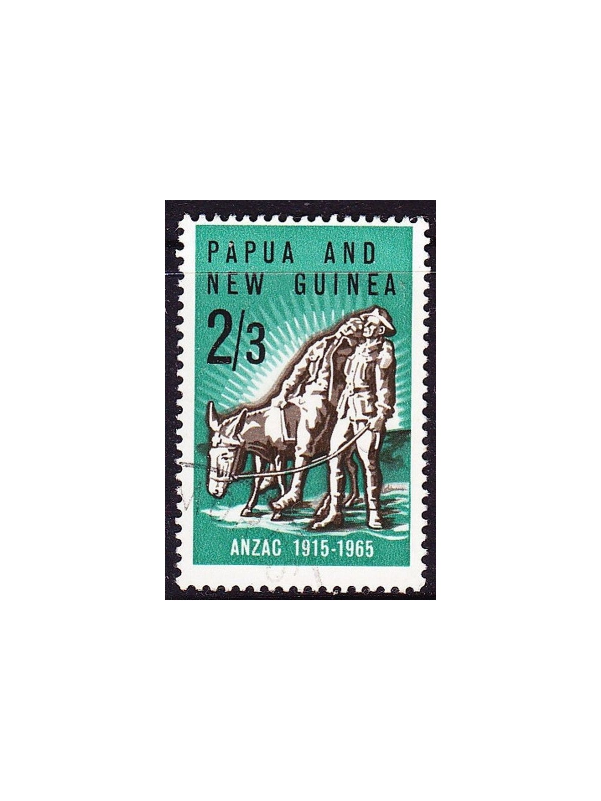 PAPUA NUOVA GUINEA 1965 Anzac 1v MNH**