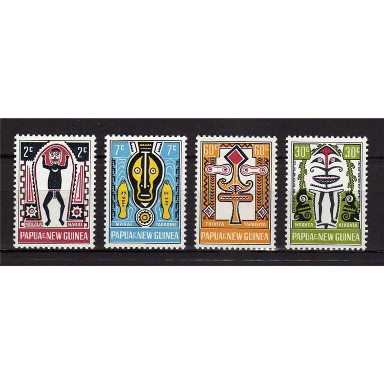PAPUA NEW GUINEA 1966 Folklore 4v MNH**
