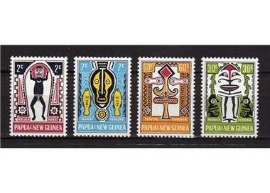 PAPUA NUOVA GUINEA 1966 Folklore 4v MNH**