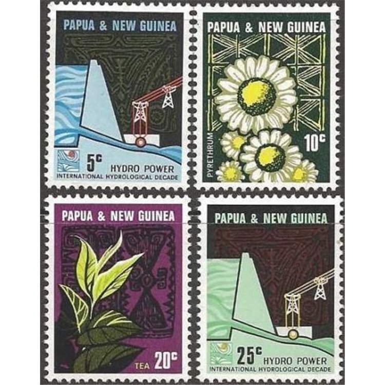 PAPUA NUOVA GUINEA 1967 Attrezzature industriali - Hydro Power 4v MNH**