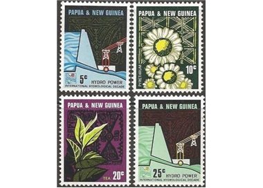 PAPUA NEW GUINEA 1967 Industrial Equipment - Hydro Power 4v MNH**