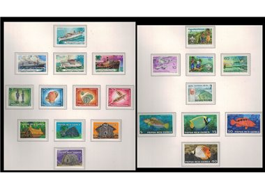 PAPUA NUOVA GUINEA 1976 Annata Completa - Complete YearSet 21v MNH**