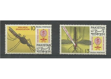 PAKISTAN 1962 Lotta contro la malaria 2v MNH**