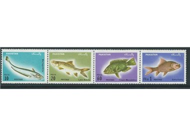 PAKISTAN 1973 Fauna marina, pesci 4v MH*