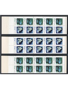 PALAU 1984 Marine fauna - Marine life 3 booklet MNH**