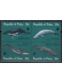 PALAU 1983 WWF, whale conservation 4v MNH**