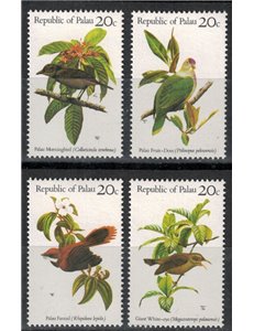 PALAU 1983 Fauna, uccelli 4v MNH**