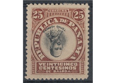 PANAMA 1906 Variety, Tomas Herrera with inverted center MH*