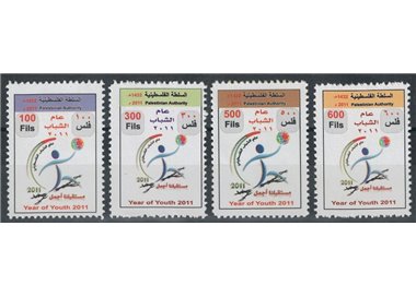 PALESTINA 2011 Anno della gioventù 4v MNH**