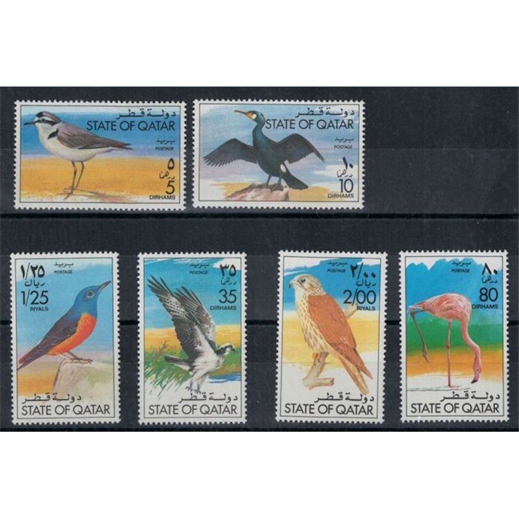 QATAR 1976 Fauna, birds 6v MNH**