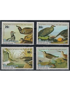 PENRHYN 1985 John James Audubon 4v MNH**