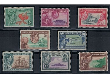 PITCAIRN 1940 Ordinary, George VI 8v MH*