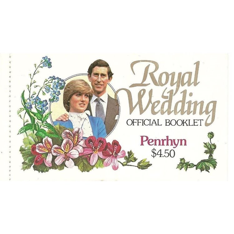 PENRHYN 1981 Carlo e Diana, Royal Wedding LB MNH**