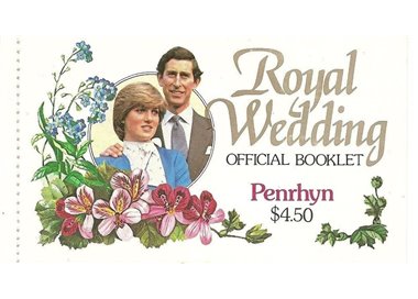 PENRHYN 1981 Charles and Diana, Royal Wedding booklet MNH**