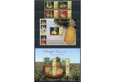 PAPUA NUOVA GUINEA 2011 Frutta - Ananas 4v + 2 BF MNH**