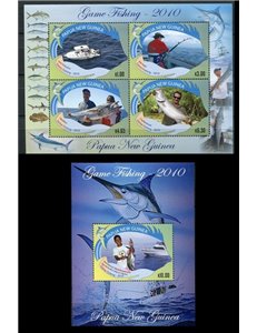 PAPUA NEW GUINEA 2010 Sport Fishing - Fishing 2 s/s MNH**