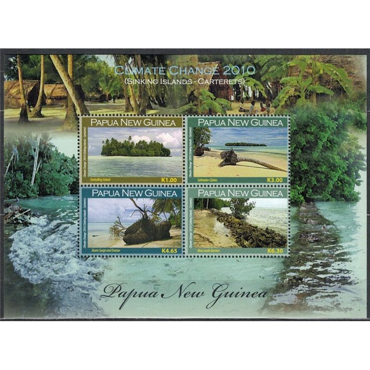 PAPUA NEW GUINEA 2010 Climate Change - Climate Changes 1 s/s MNH**