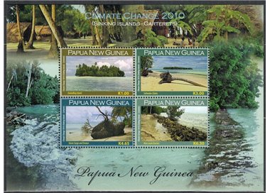 PAPUA NEW GUINEA 2010 Climate Change - Climate Changes 1 s/s MNH**