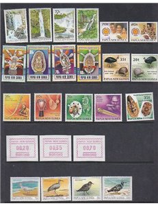 PAPUA NUOVA GUINEA 1990 Annata Completa 24v MNH**