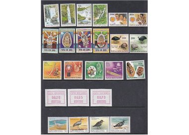 PAPUA NUOVA GUINEA 1990 Annata Completa 24v MNH**