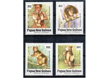 PAPUA NUOVA GUINEA 1994 Protezione natura - Huon tree kangaroo 4v MNH**