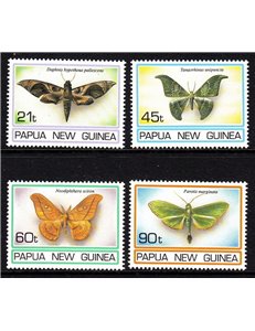 PAPUA NUOVA GUINEA 1994 Falene - Moth 4v MNH**