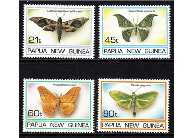 PAPUA NUOVA GUINEA 1994 Falene - Moth 4v MNH**