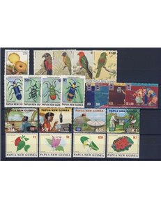 PAPUA NUOVA GUINEA 1996 Annata Completa - Complete YearSet 20v + 2 BF MNH**