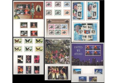 PAPUA NEW GUINEA 2002 Complete YearSet 26v + 8 s/s MNH**