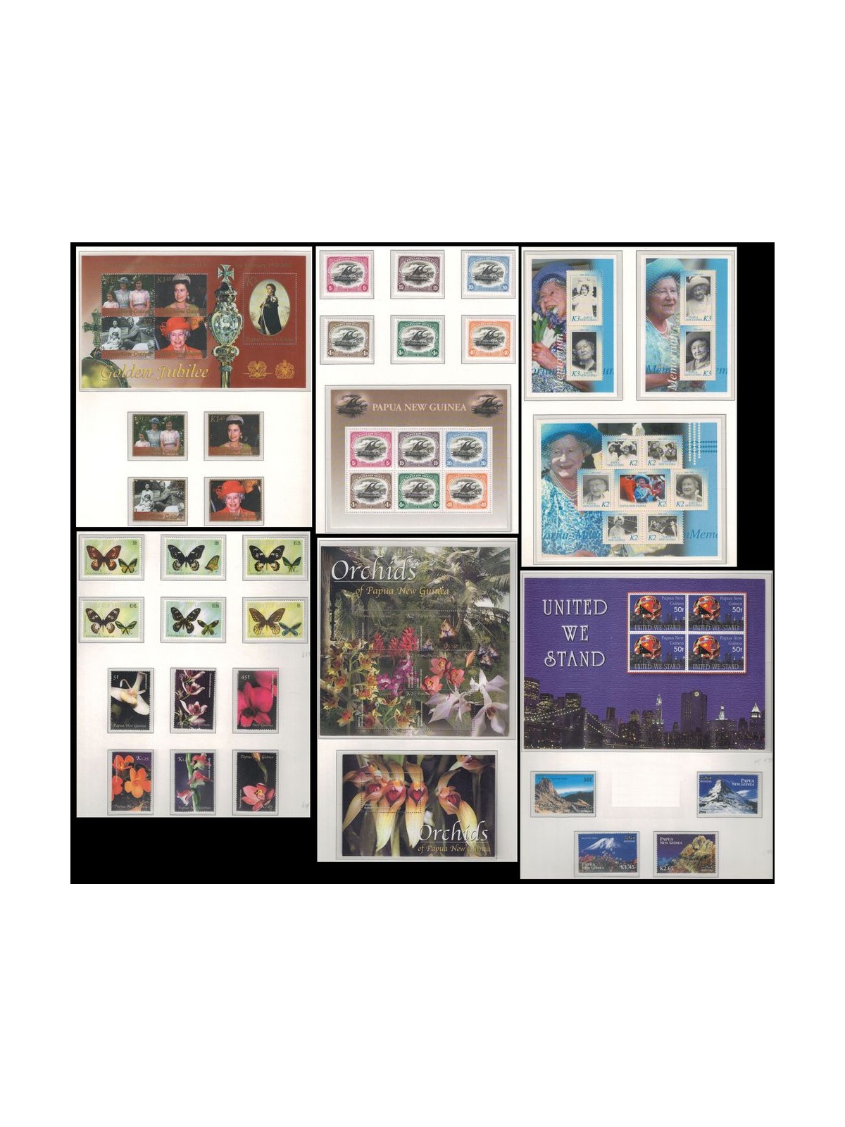 PAPUA NEW GUINEA 2002 Complete YearSet 26v + 8 s/s MNH**