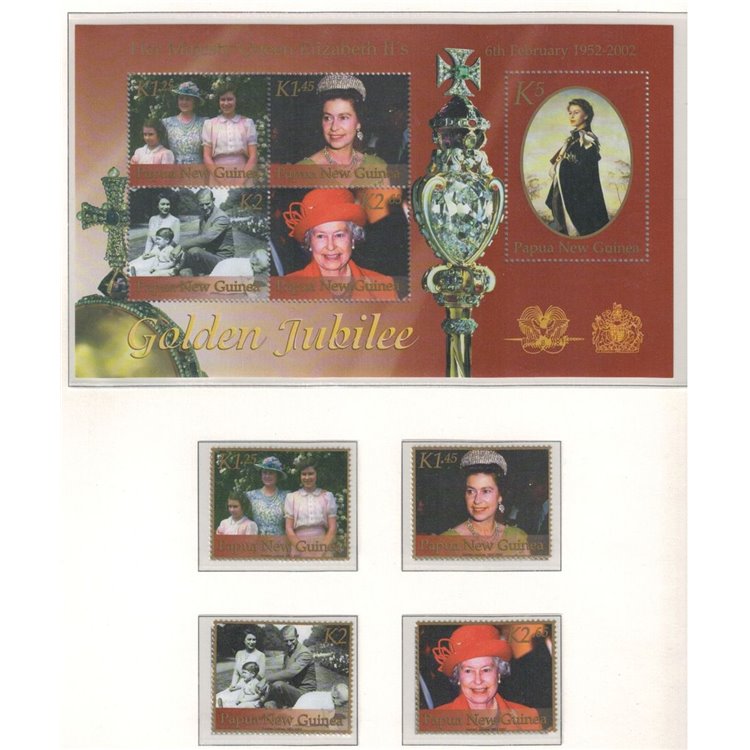 PAPUA NUOVA GUINEA 2002 Annata Completa - Complete YearSet 26v + 8BF MNH**
