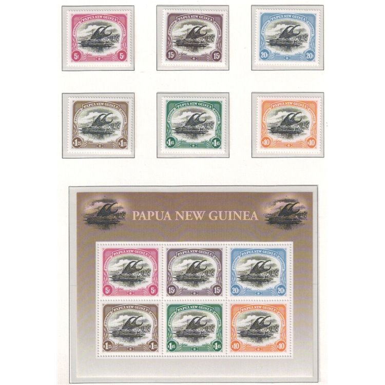 PAPUA NUOVA GUINEA 2002 Annata Completa - Complete YearSet 26v + 8BF MNH**
