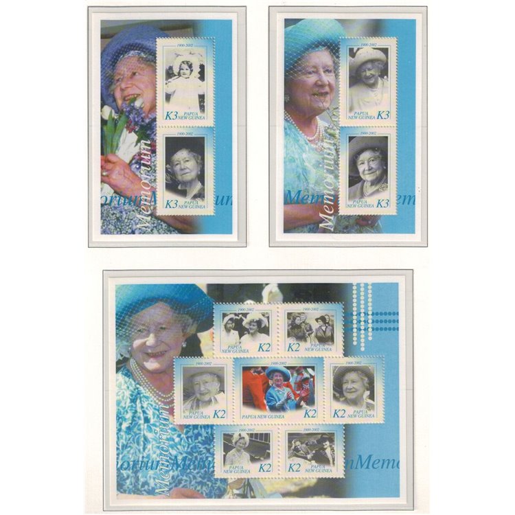PAPUA NUOVA GUINEA 2002 Annata Completa - Complete YearSet 26v + 8BF MNH**