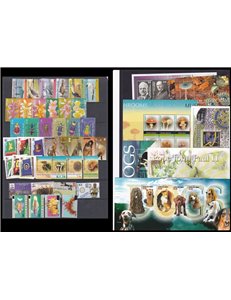 PAPUA NUOVA GUINEA 2005 Annata Completa - Complete YearSet 41v + 7 BF MNH**