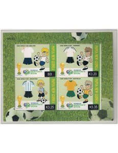 PAPUA NUOVA GUINEA 2006 Mondiali di calcio - World Cup Football 1 BF MNH**