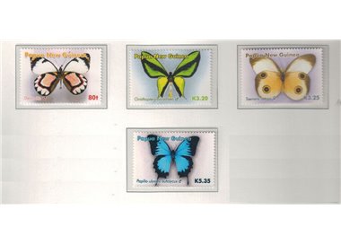 PAPUA NEW GUINEA 2006 Butterflies - Butterflies 4v MNH**