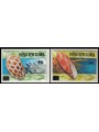 PAPUA NUOVA GUINEA 2006 Conchiglie - Shells overprints 2v MNH**