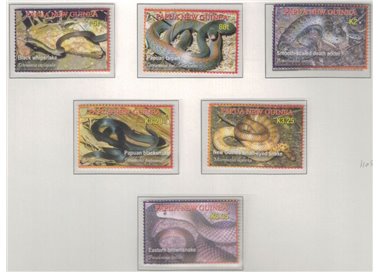 PAPUA NEW GUINEA 2006 Serpenti - Snakes 6v MNH**