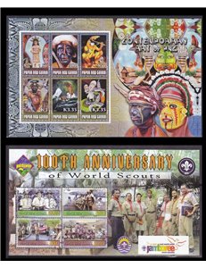 PAPUA NUOVA GUINEA 2007 Annata Completa 42v + 10 BF MNH**