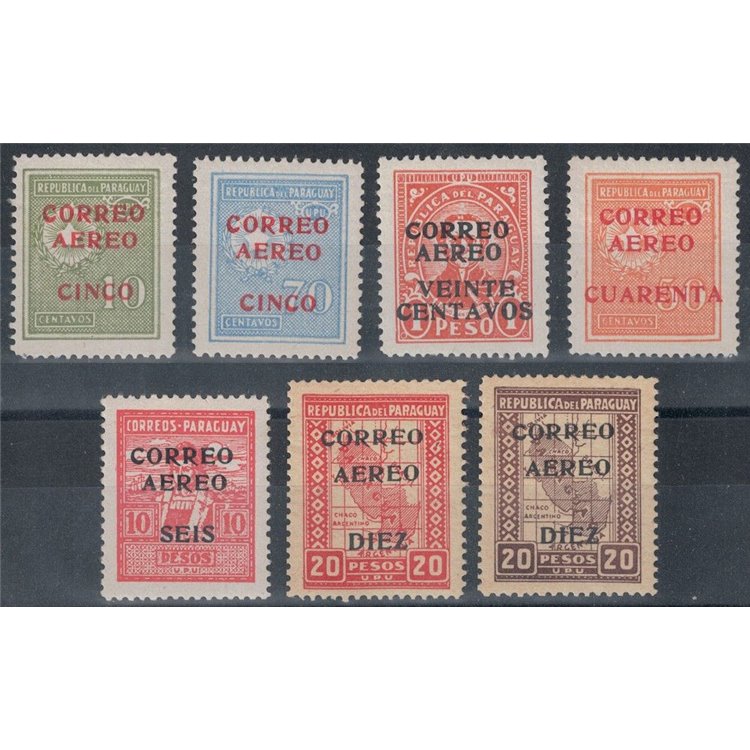 PARAGUAY 1930 Airmail 7v MNH**