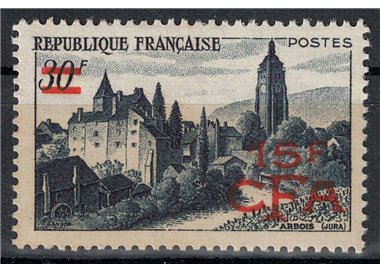 REUNION 1949-52 Arbois 15f on 30f MNH**