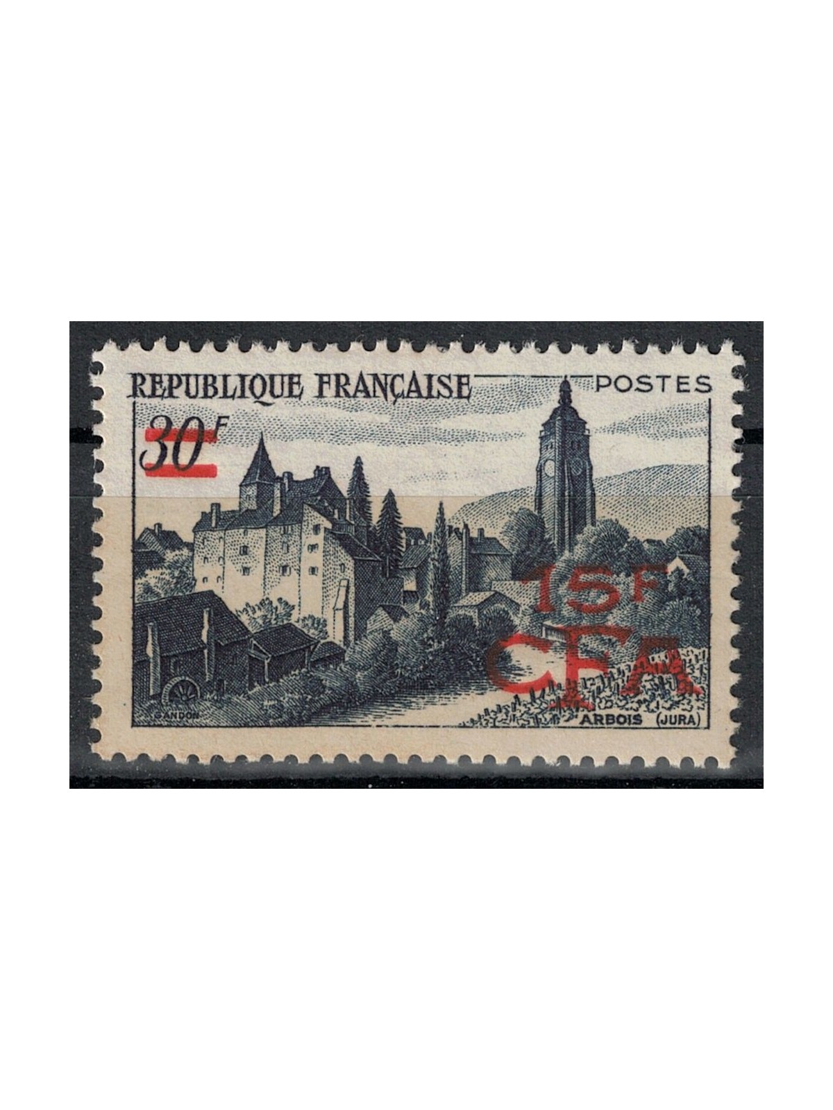 REUNION 1949-52 Arbois 15f su 30f MNH**