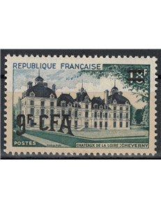 REUNION 1953-54 Cheverny 9f su 18f MNH**