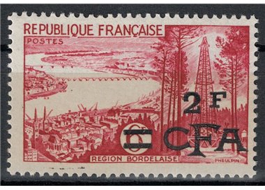 REUNION 1955-56 Bordelais 2f out of 6f MNH**