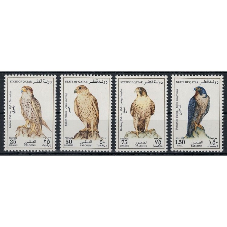 QATAR 1993 Wildlife, falcons 4v MNH**